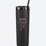 Saved By Grace Co. Tumbler Mama Pink Bow 18oz.