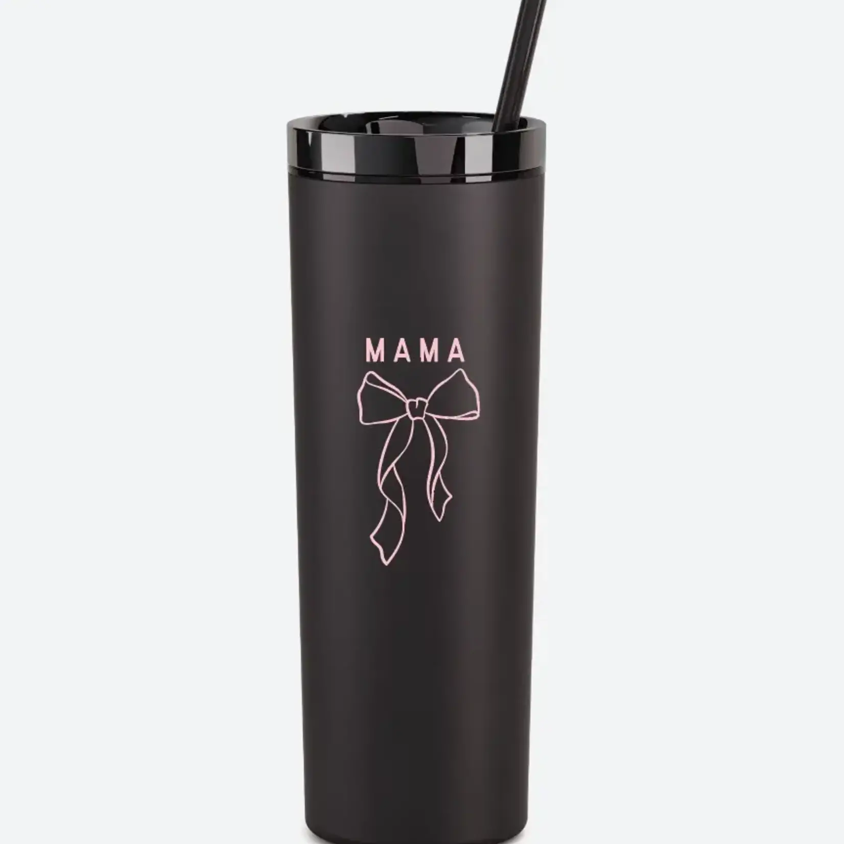 Saved By Grace Co. Tumbler Mama Pink Bow 18oz.