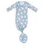 Copper Pearl Newborn Knotted Gown - Della