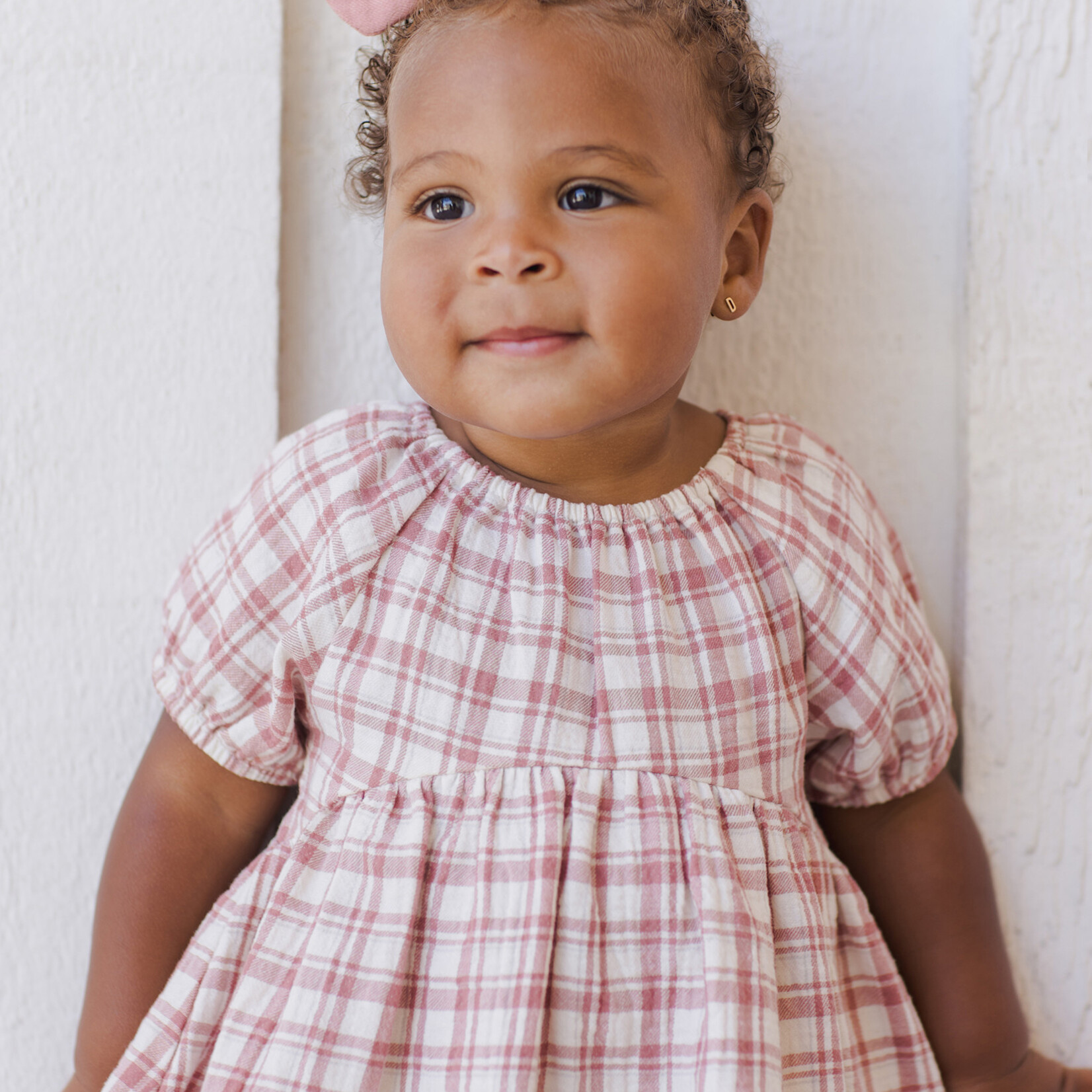 Quincy Mae Baby Bella Dress | Pink Plaid