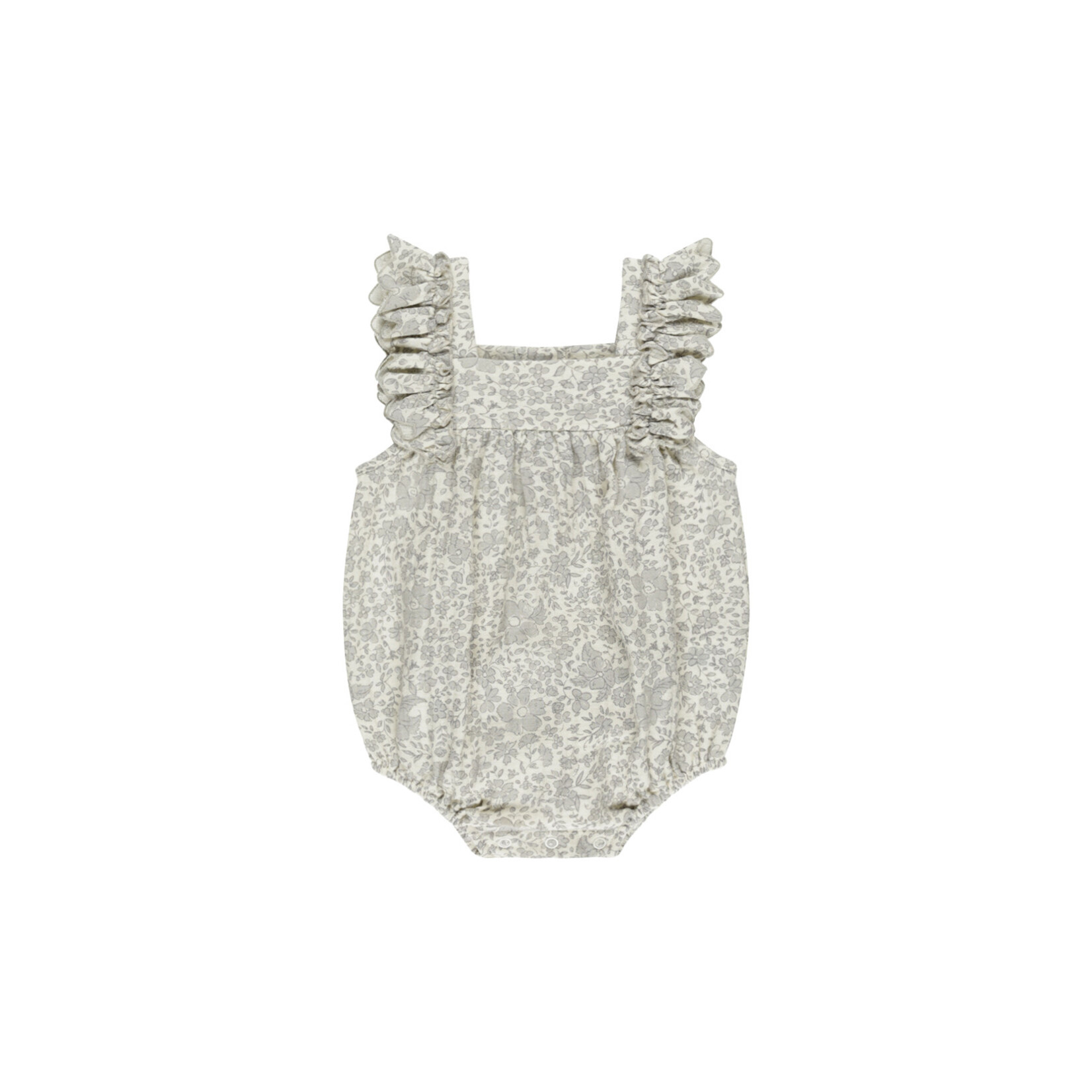 Quincy Mae Maya Romper | Blue Blossom