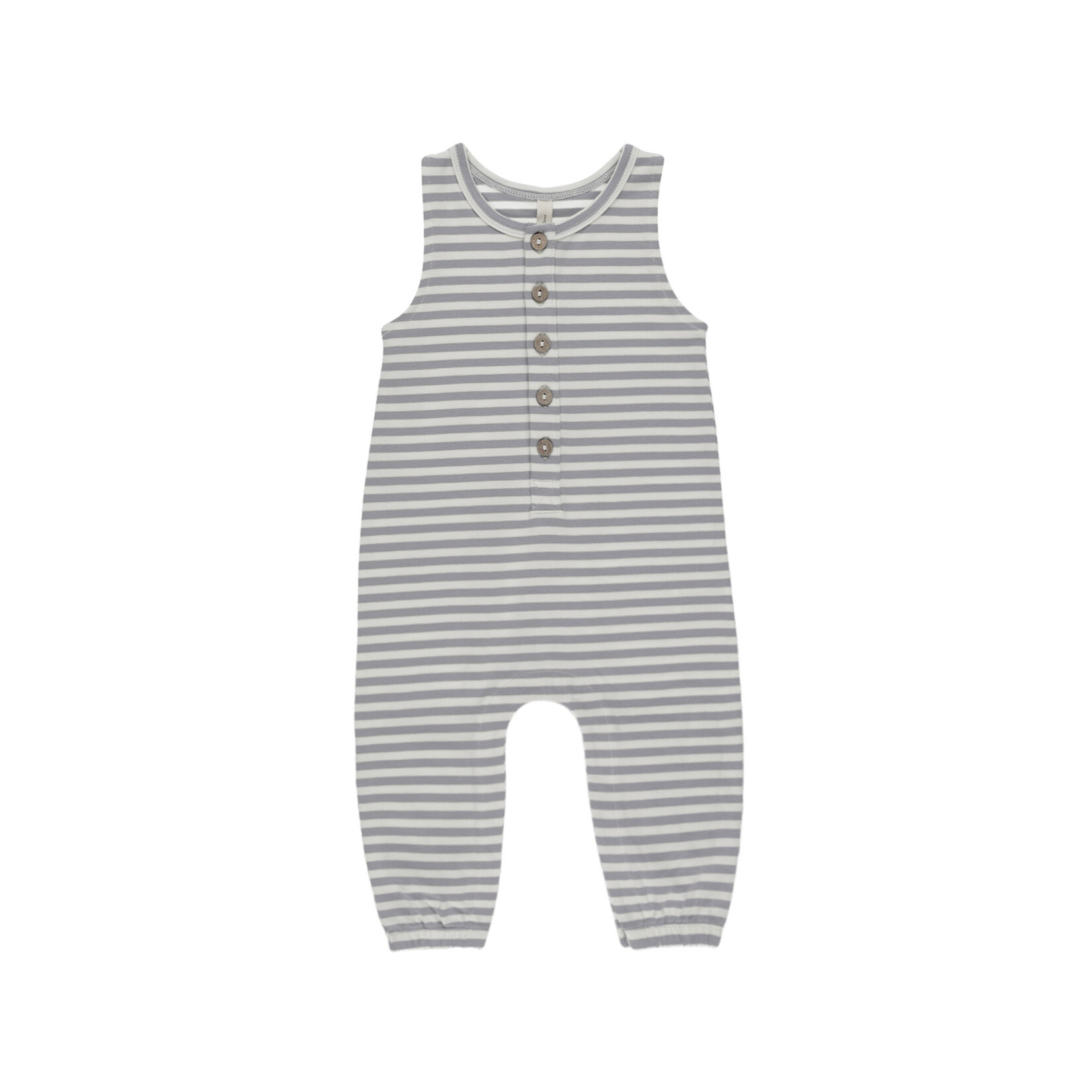 Quincy Mae Sleeveless Jumpsuit | Blue Stripe