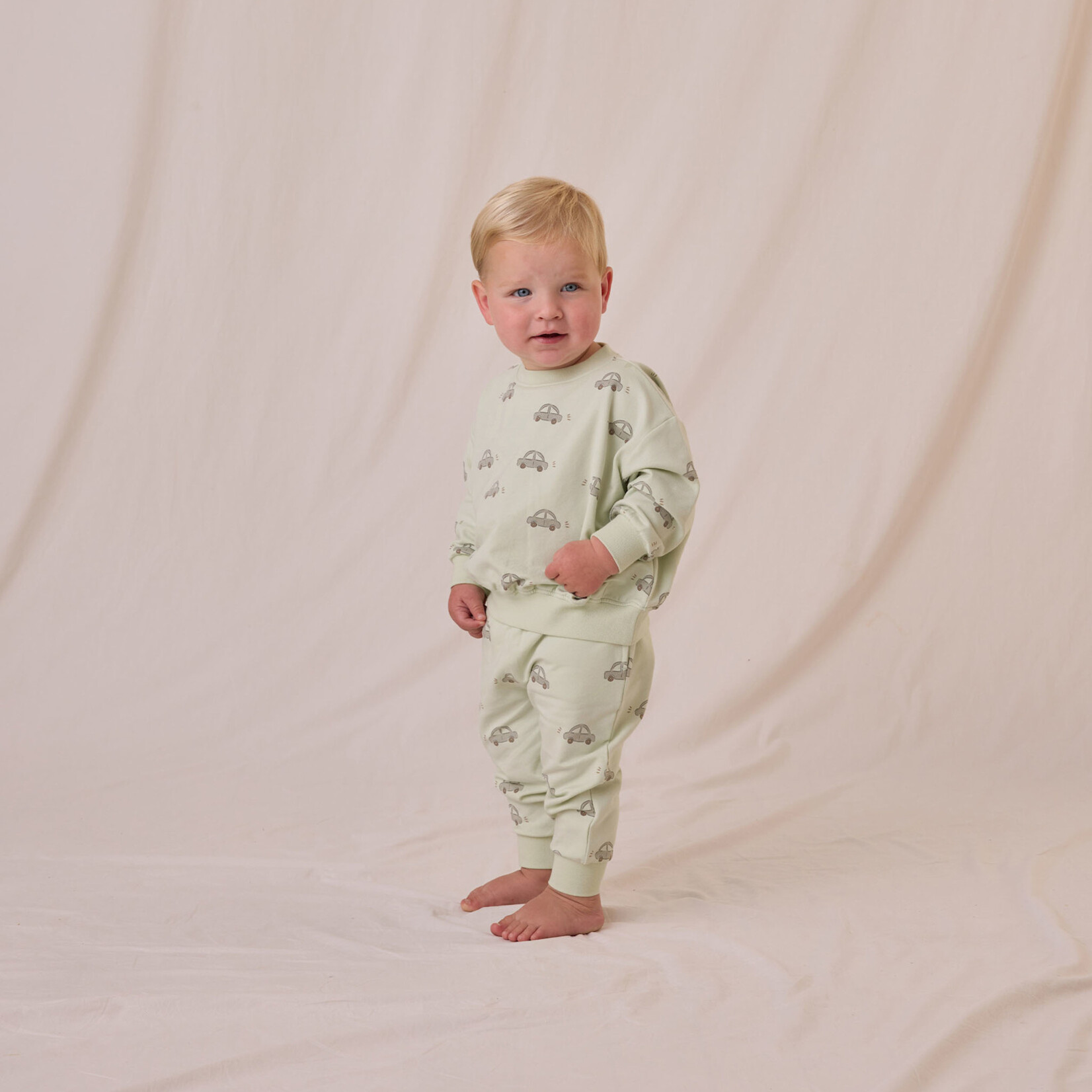 Quincy Mae Relaxed Sweatpant Toddler | Cars 2-3Y