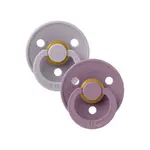 BIBS USA Size 1 Pacifier 2 PK Fossil Grey/Mauve