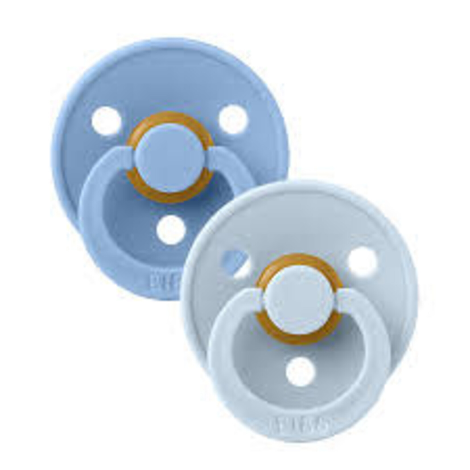 BIBS USA Size 1 Pacifier 2 PK Sky Blue/Baby Blue