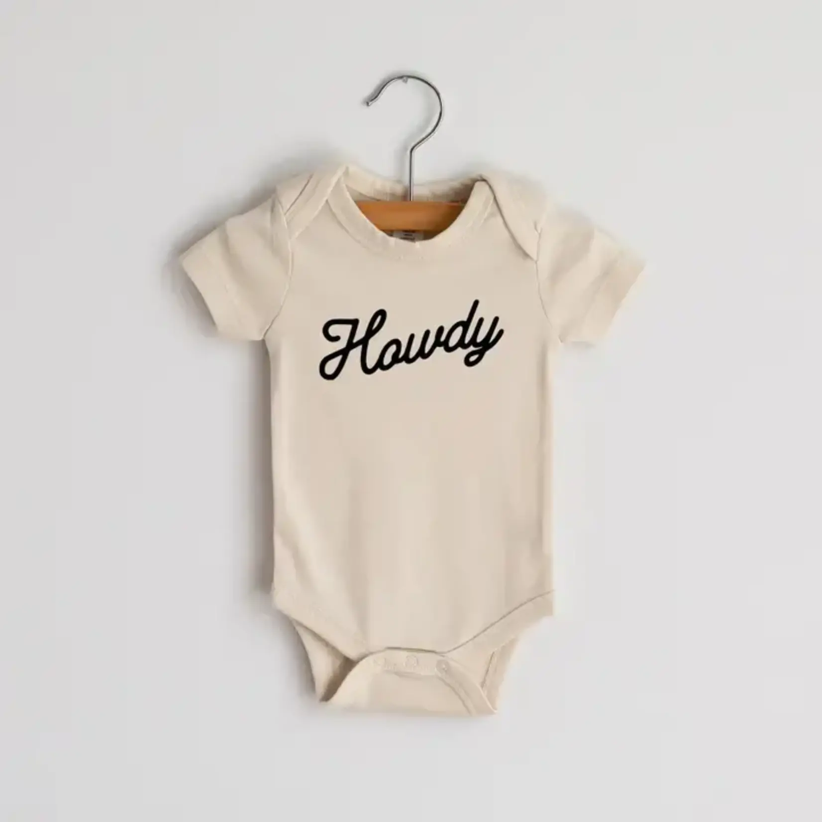 Gladfolk Howdy - LS - Bodysuit Cream