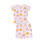 Angel Dear Loungewear Short Set | Groovy Vibes Stickers