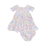 Angel Dear Puff Sleeve Smocked Dress | Viola Floral