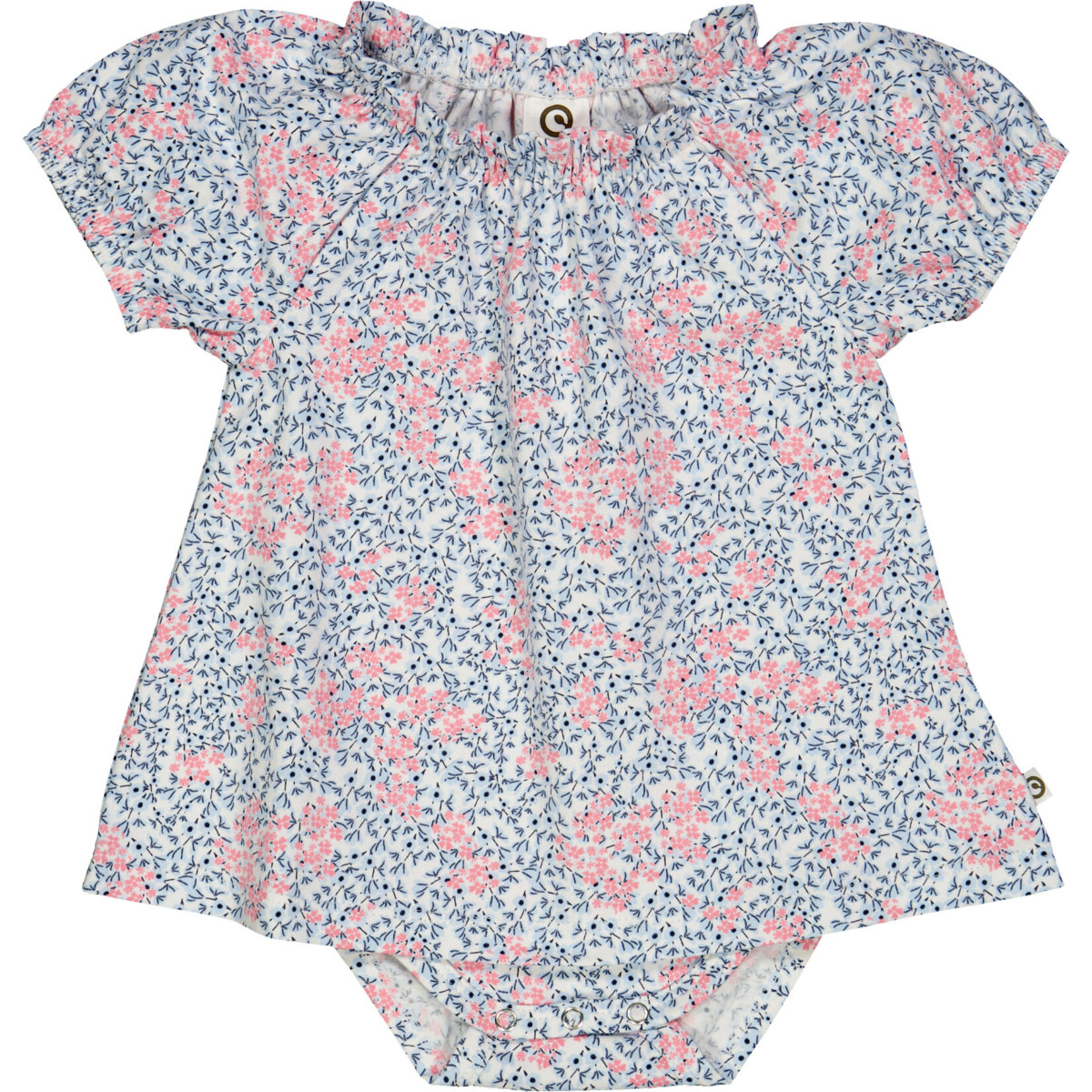 Musli Baby Dress Body | Blue Pink Floral