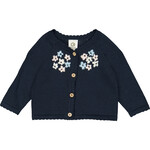 Musli Baby Knit Cardigan | Night Floral