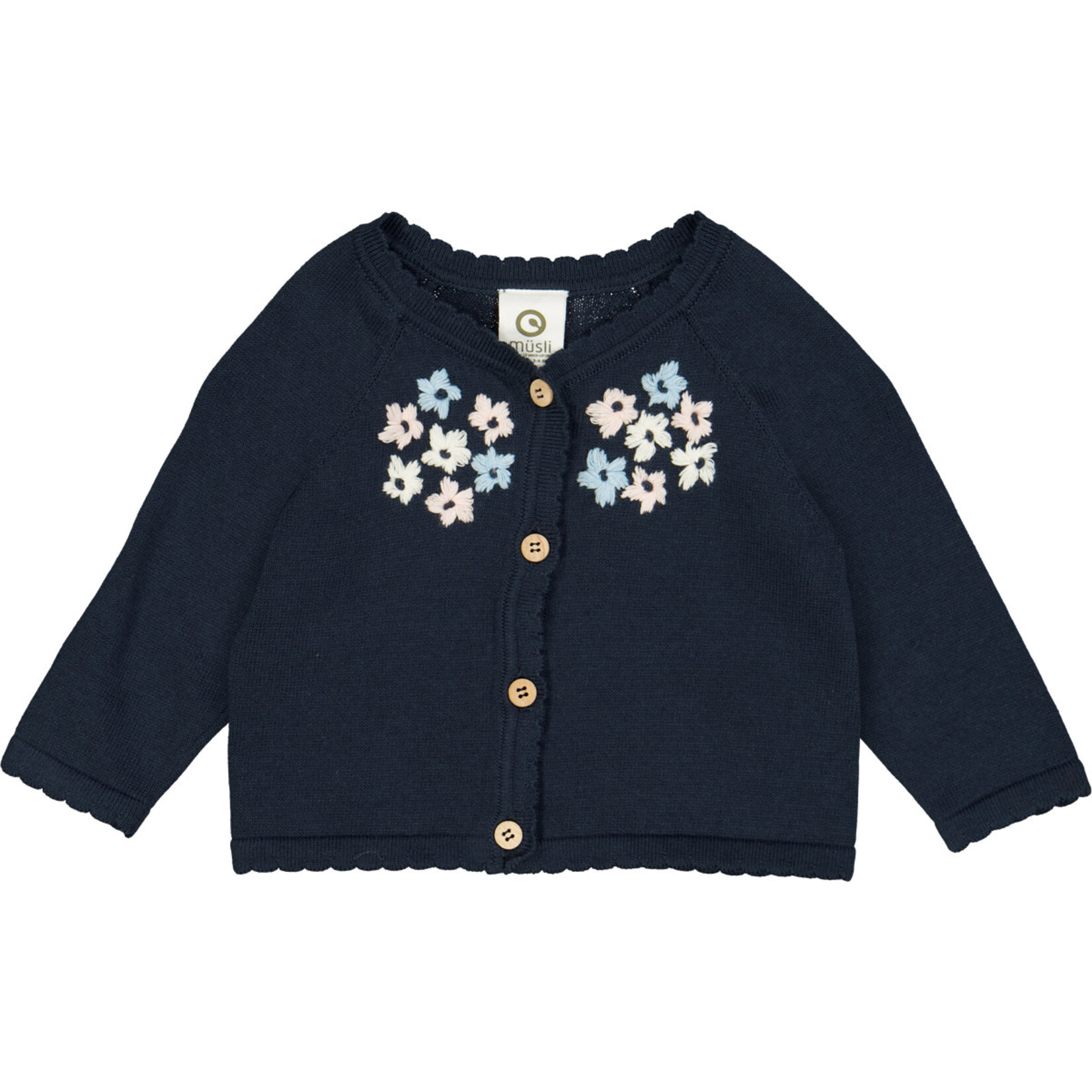 Musli Baby Knit Cardigan | Night Floral