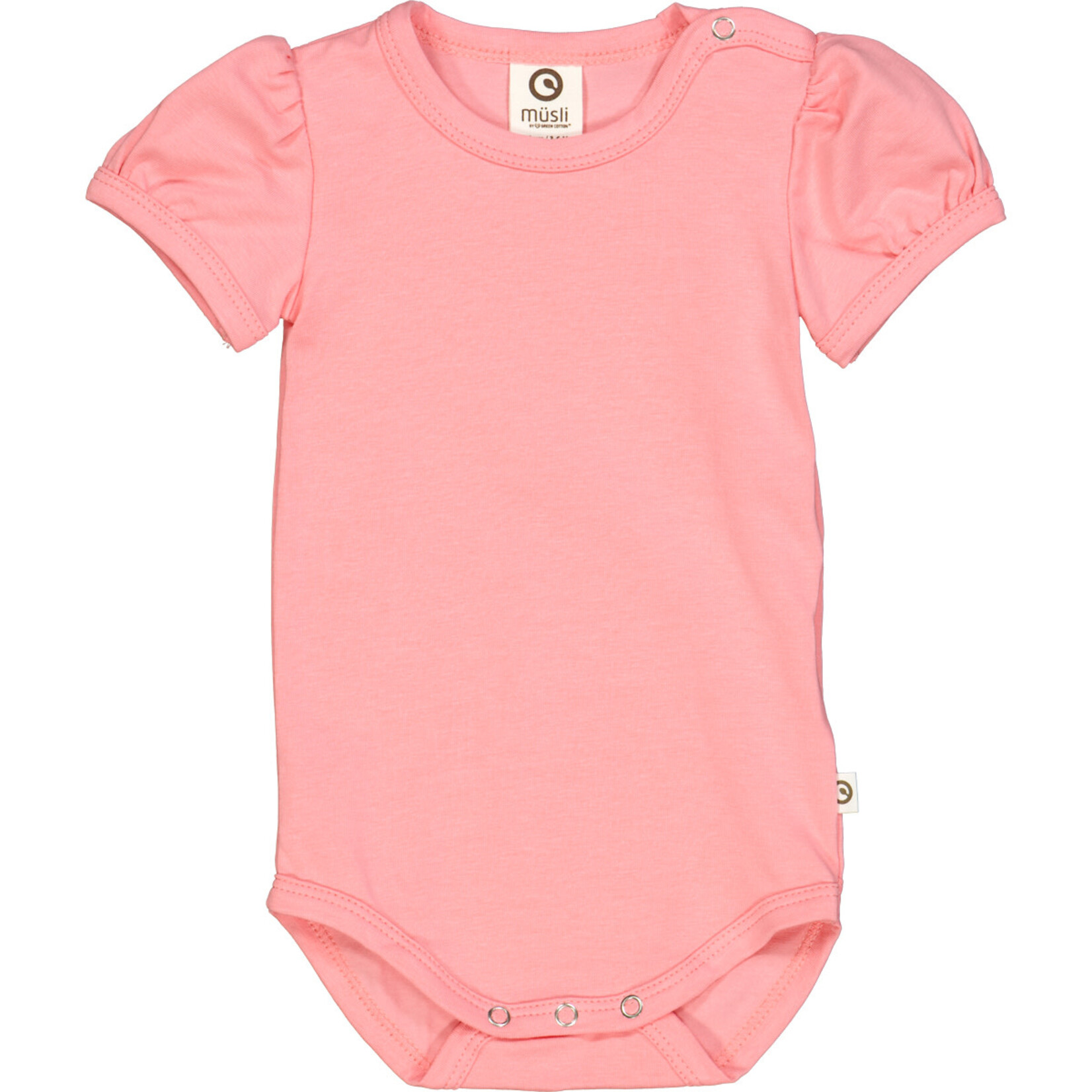 Musli Bodysuit Puff Sleeve | Bubblegum
