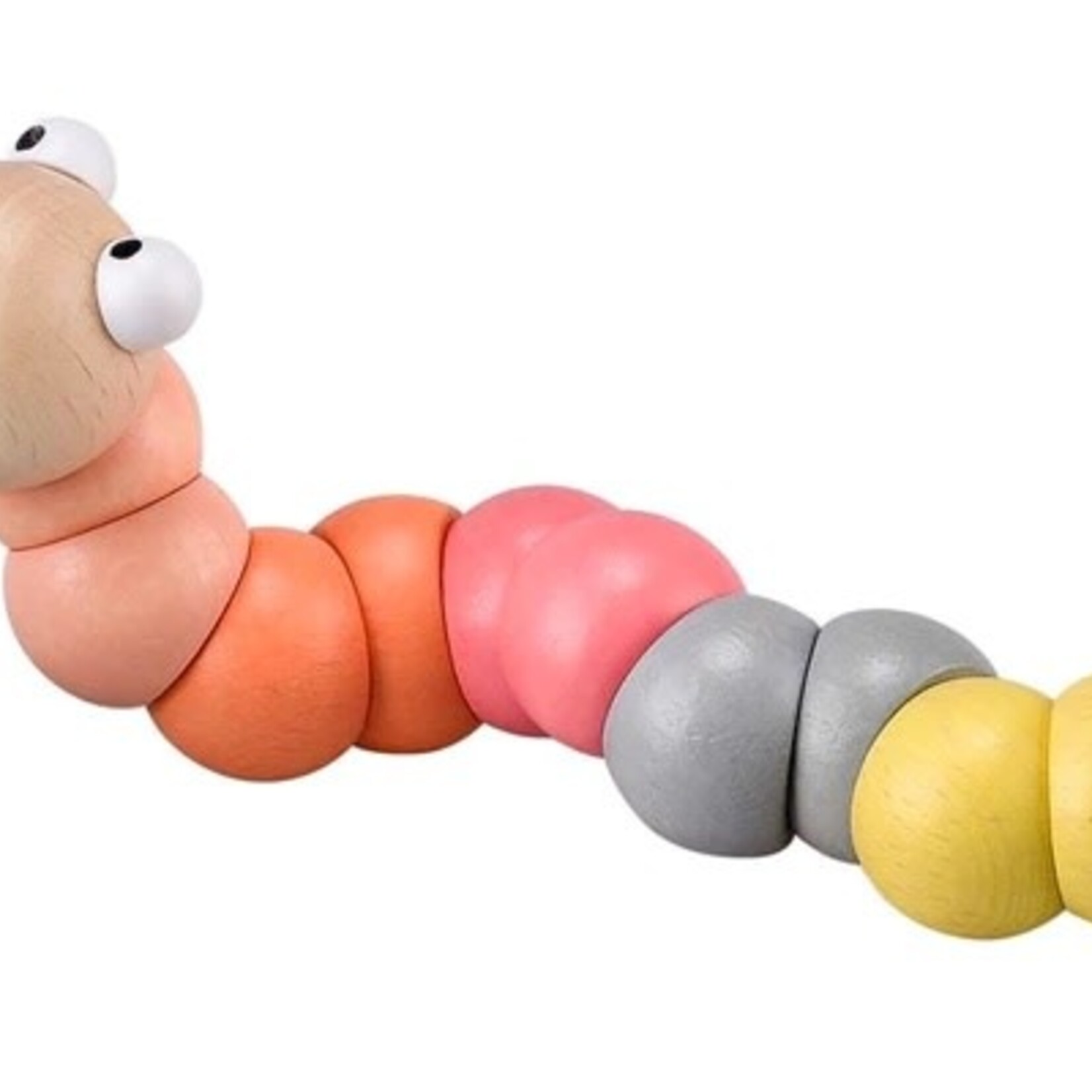 Mud Pie Wiggly Worm Toy Pink
