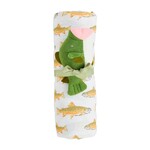 Mud Pie Fish Swaddle & Rattle Set