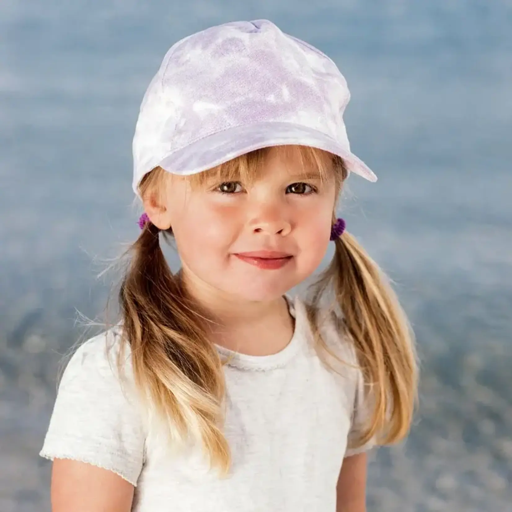 Jan & Jul Snapback Cap | Lavender Tie-Dye