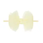 Baby Bling Bows Tulle Fab Skinny: Pleated Daffodil