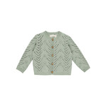Quincy Mae Knit Cardigan Toddler | Sage