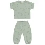 Quincy Mae Jersey Tee + Pant Set | Dino