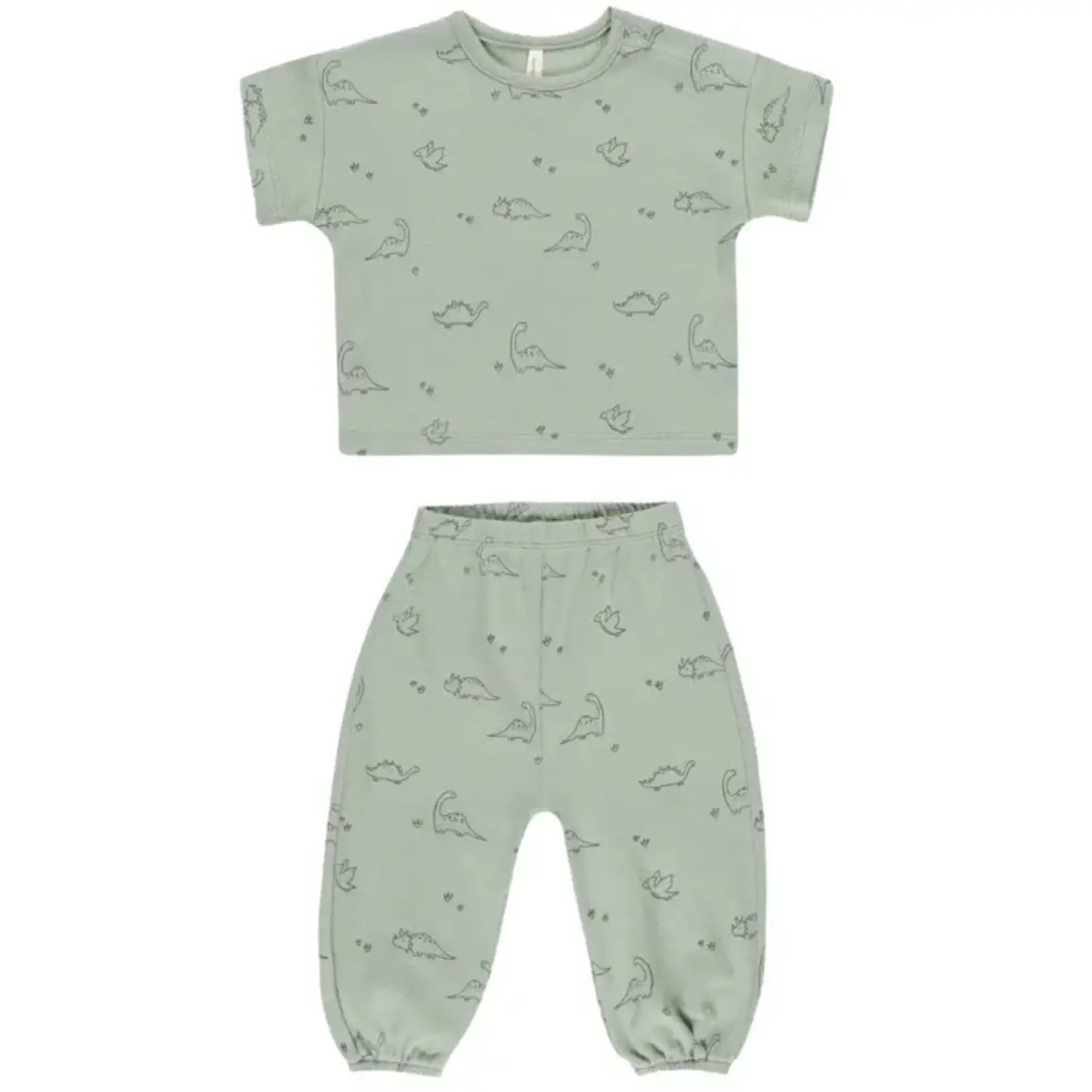Quincy Mae Jersey Tee + Pant Set | Dino