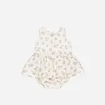 Quincy Mae Skirted Tank Romper | Strawberries