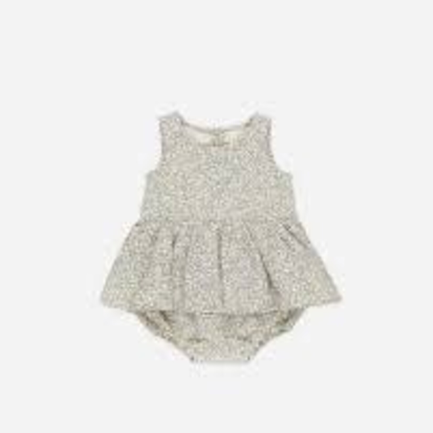 Quincy Mae Skirted Tank Romper | Green Garden