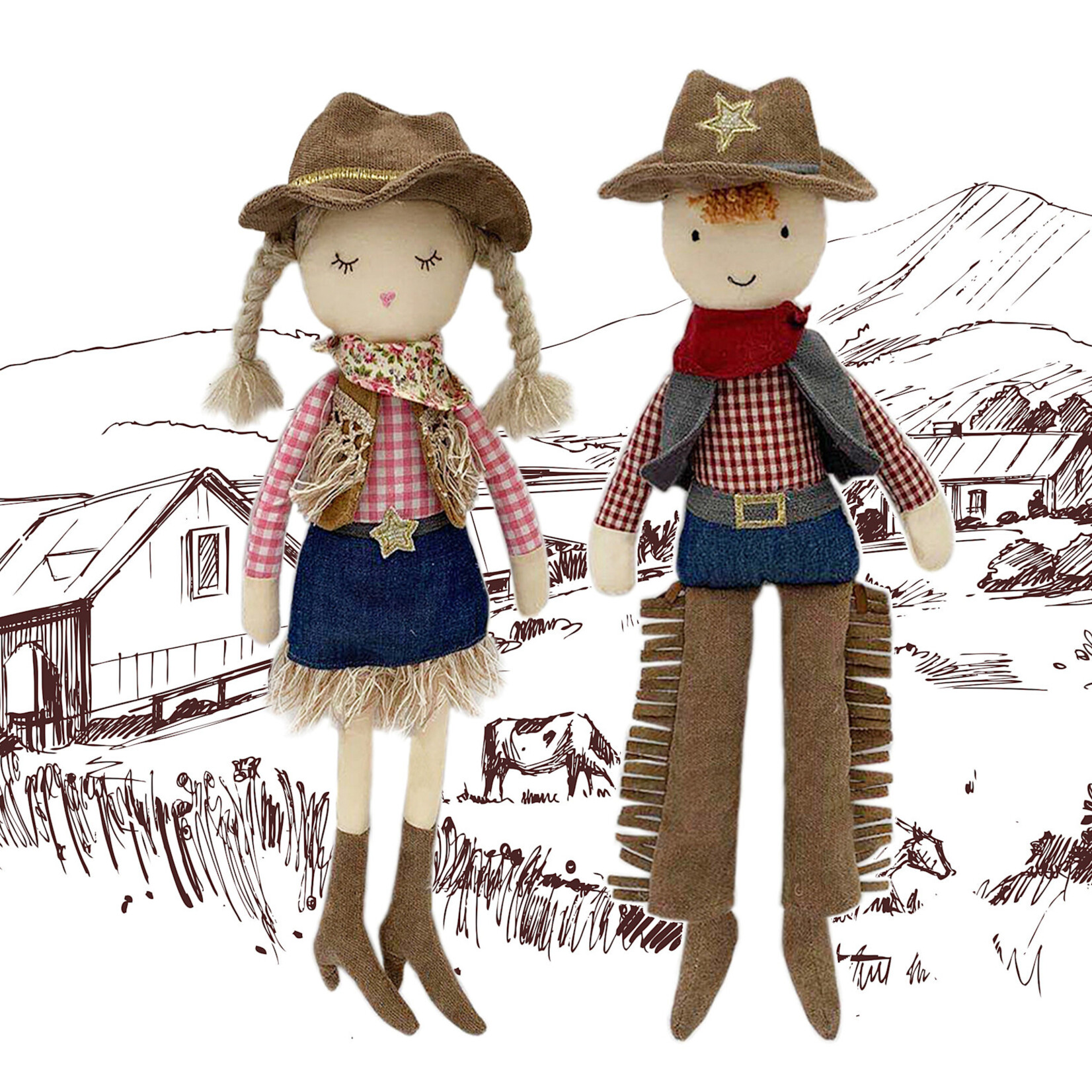 Mon Ami Cooper Cowboy Doll