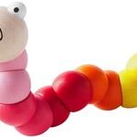 Mud Pie Wiggly Worm Toy Orange