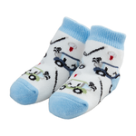 Mud Pie Golf Cart Rattle Toe Socks