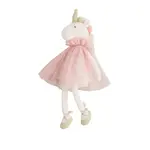 Mud Pie Unicorn Velvet Princess Plush