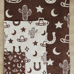 Mebie Baby Plush Blanket - Western Large 45x60
