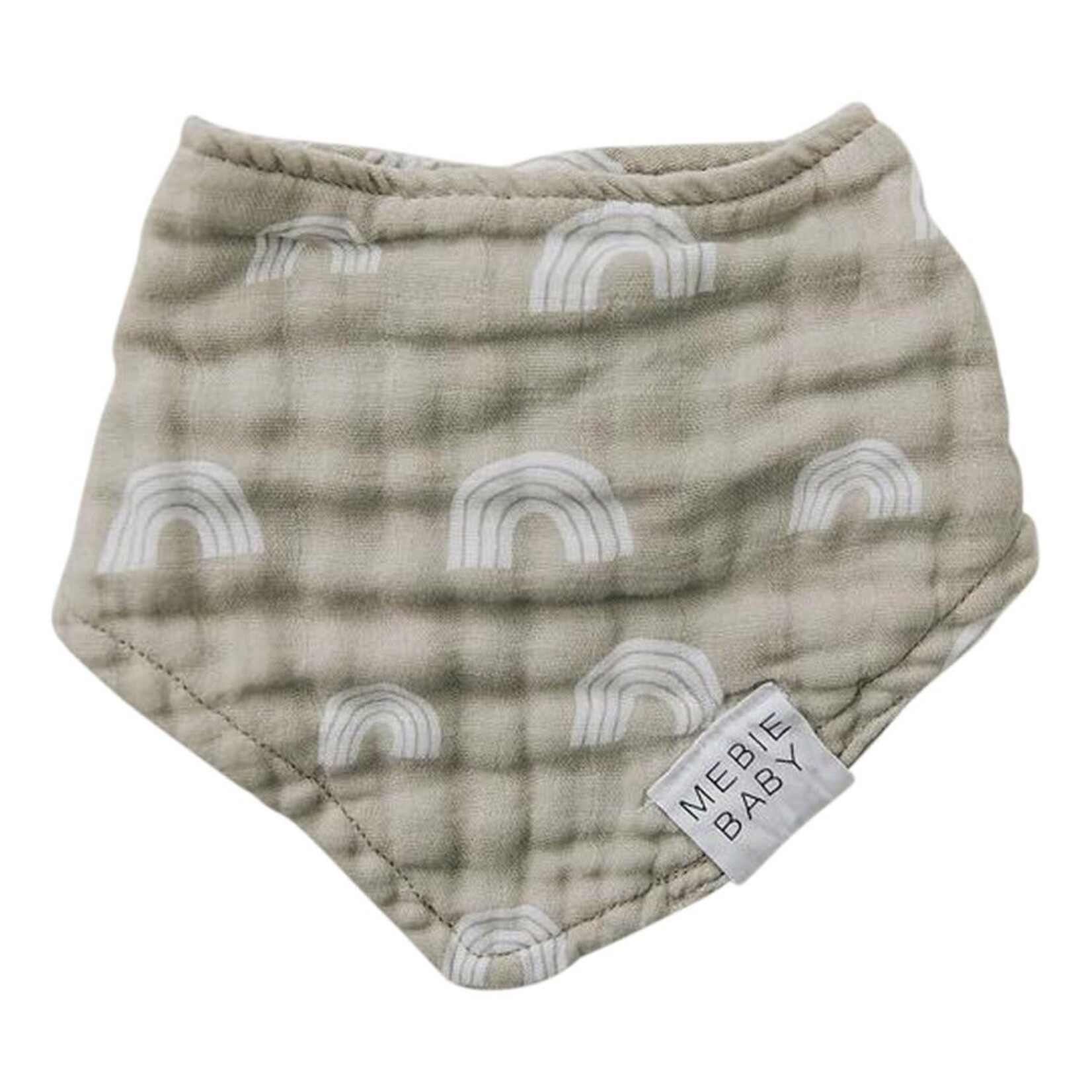 Mebie Baby Bib - Sand Rainbow