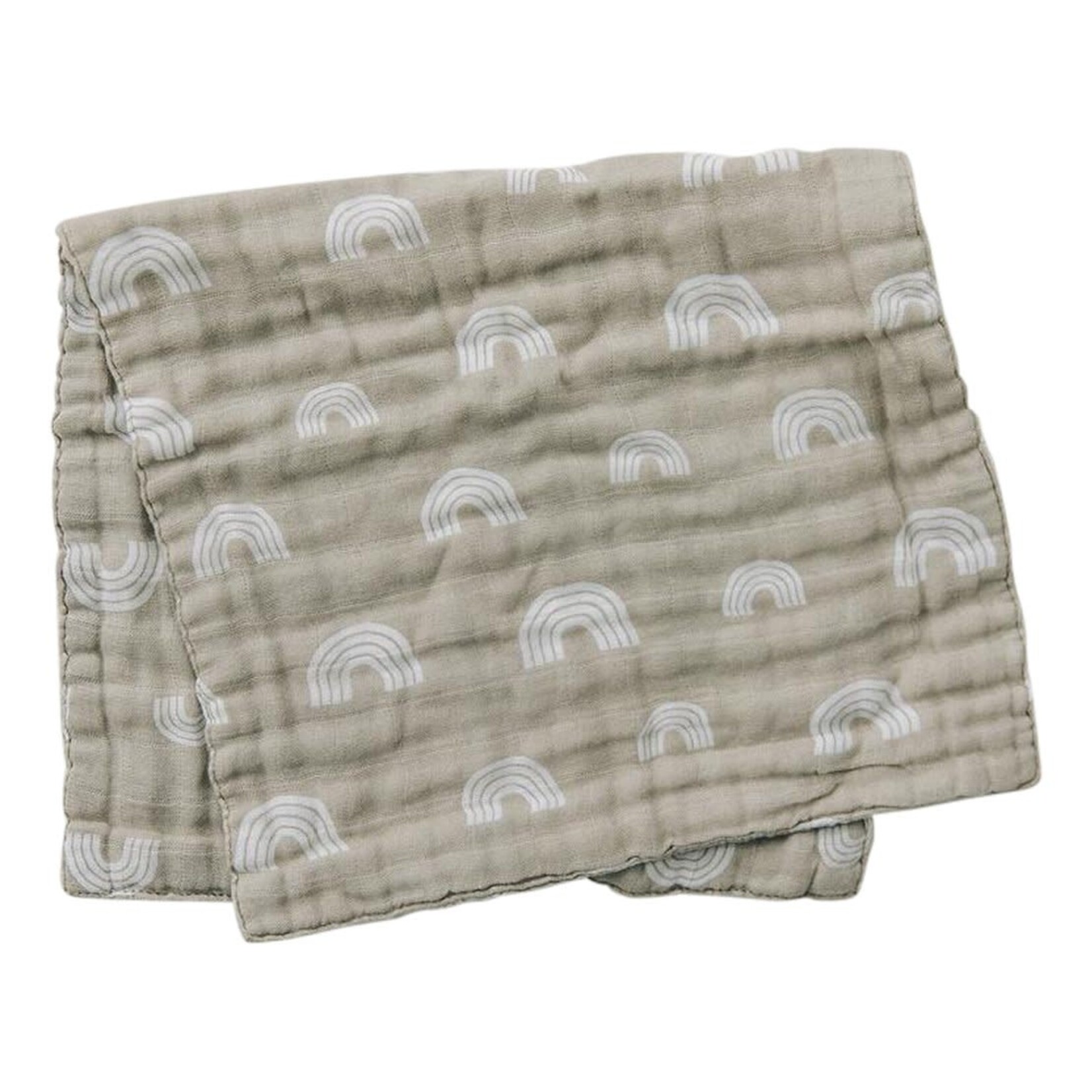 Mebie Baby Burp Cloth - Sand Rainbow
