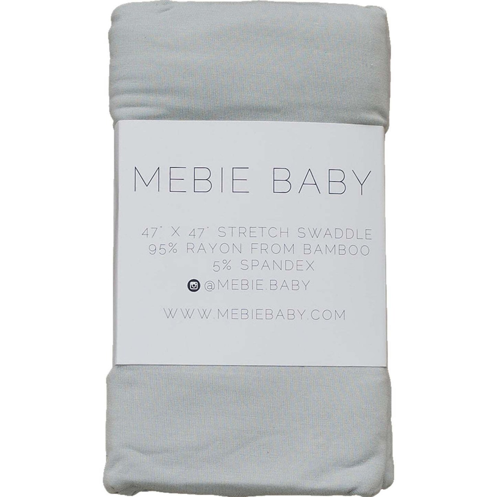 Mebie Baby Bamboo Stretch Swaddle - Stone