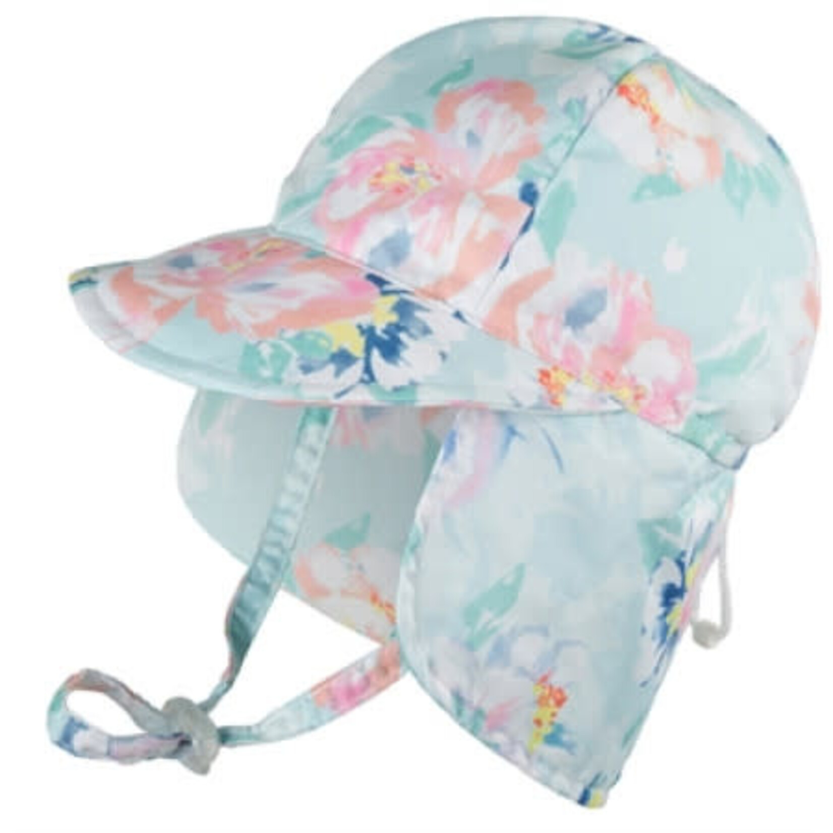 Millymook and Dozer Baby Girls Legionnaire Hat Mint I Peony