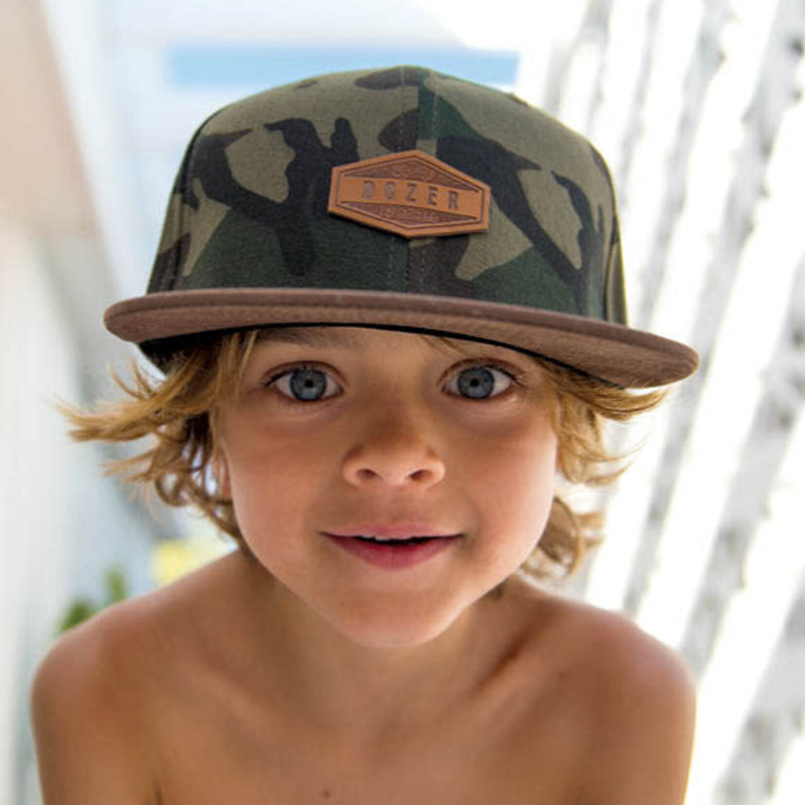 Millymook and Dozer Boys Flat Bill Cap | Kristian Camo OS