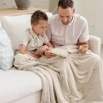 Saranoni Throw Blanket Lush | Buttermilk