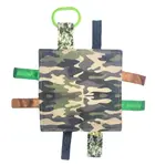 Baby Jack and Co. Army Camouflage Military Crinkle Tag Square Lovey