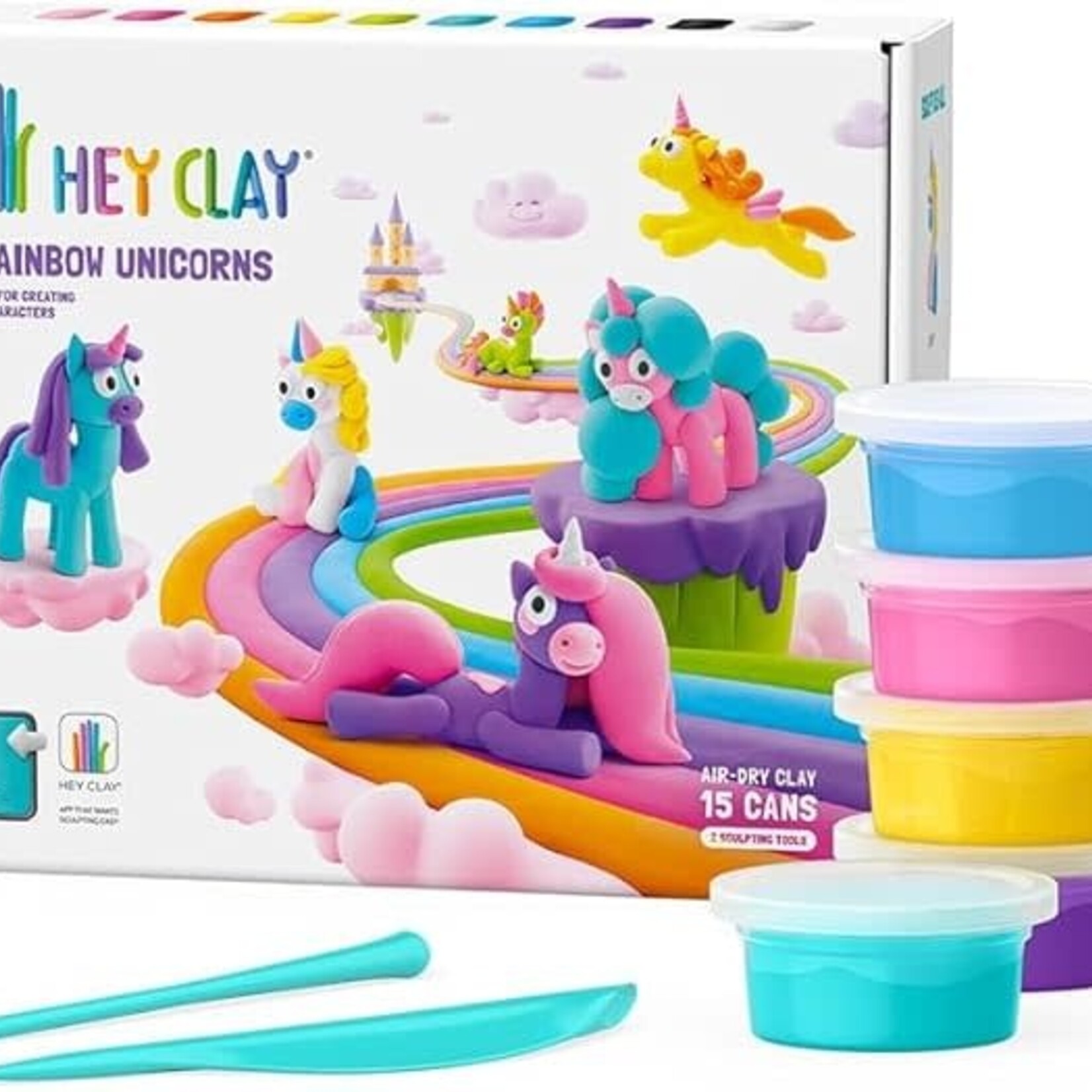 Fat Brain Hey Clay | Rainbow Unicorns