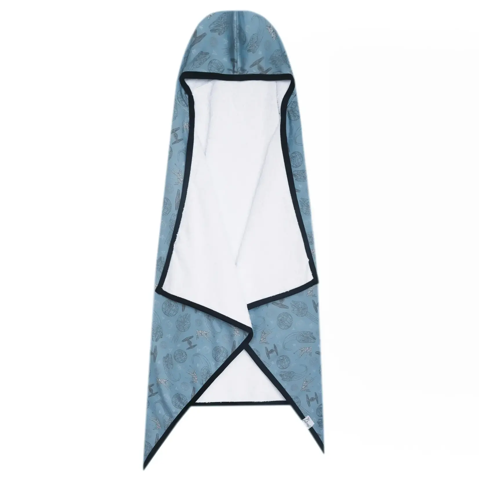 Copper Pearl Premium Big Kid Hooded Towel - Starships