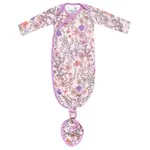 Copper Pearl Newborn Knotted Gown - Flora