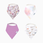 Copper Pearl Baby Bandana Bibs - Flora Set - 4-pack