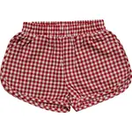 Mebie Baby Red Gingham Shorts