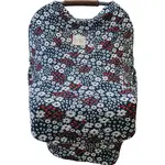 Mebie Baby Ribbed Bamboo Multi-Use Cover - Americana Floral