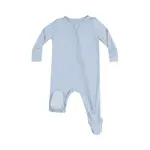 Angel Dear 2 Way Zipper Footie | Light Blue Newborn