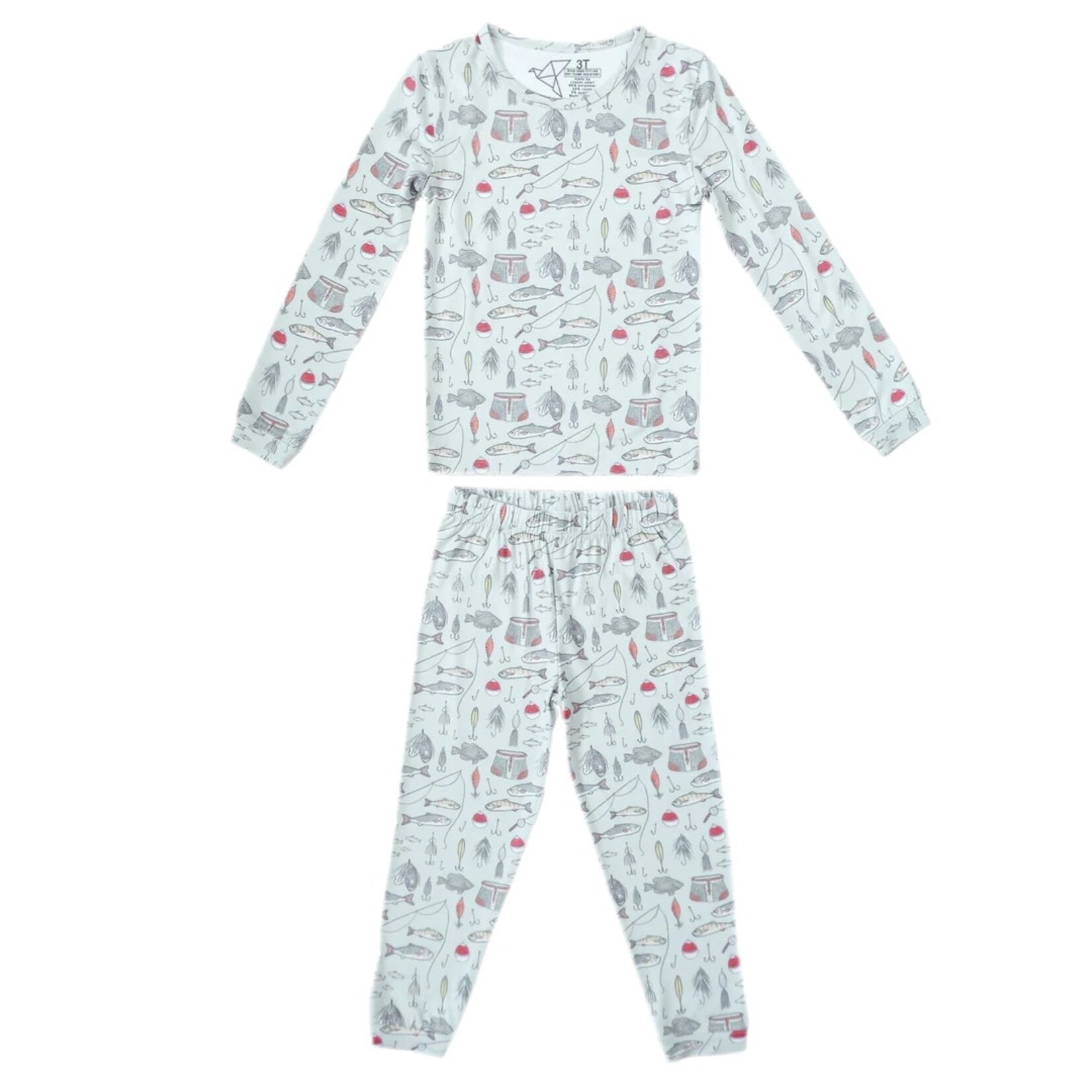 Copper Pearl 2pc Long Sleeve Pajama Set - Trout