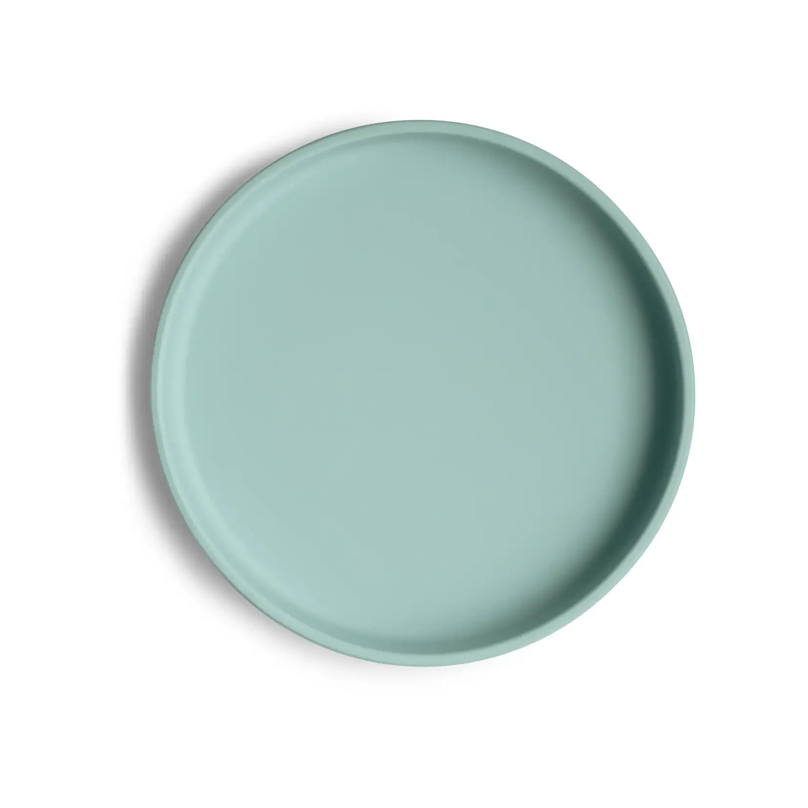 Mushie & Co Classic Silicone Suction Plate, Cambridge Blue