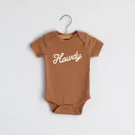 Gladfolk Howdy - SS - Bodysuit Camel