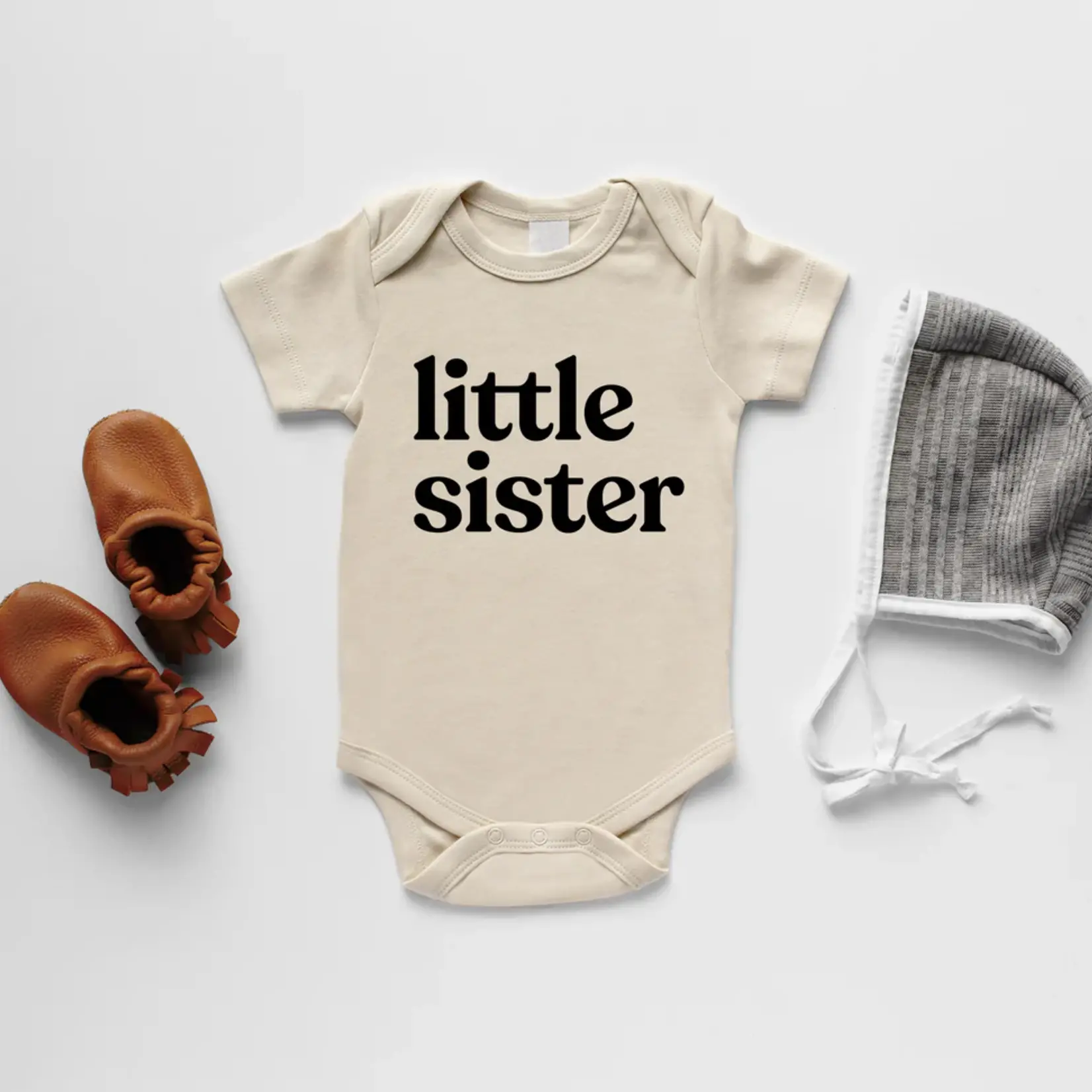 Gladfolk Little Sister Bodysuit SS | Cream