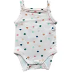 babysprouts clothing company Baby Girl Bamboo Tank Bodysuit -  Polka Dots