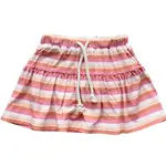 babysprouts clothing company Girl's Bamboo Tiered Skort - Tropical Stripe